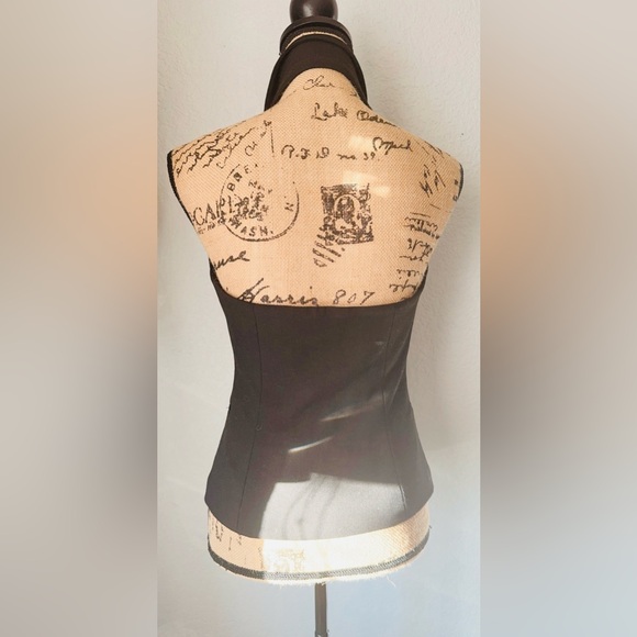 ZARA Tuxedo Halter Vest - Picture 5 of 11